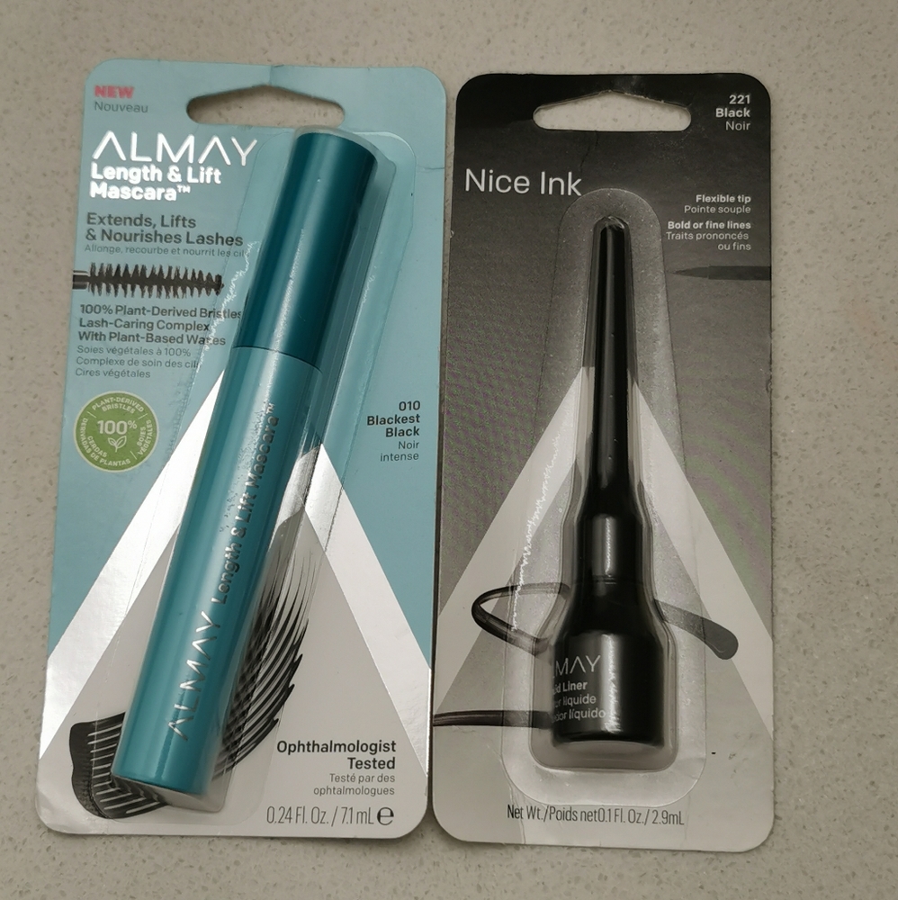 Almay length lift mascara and liquid liner
